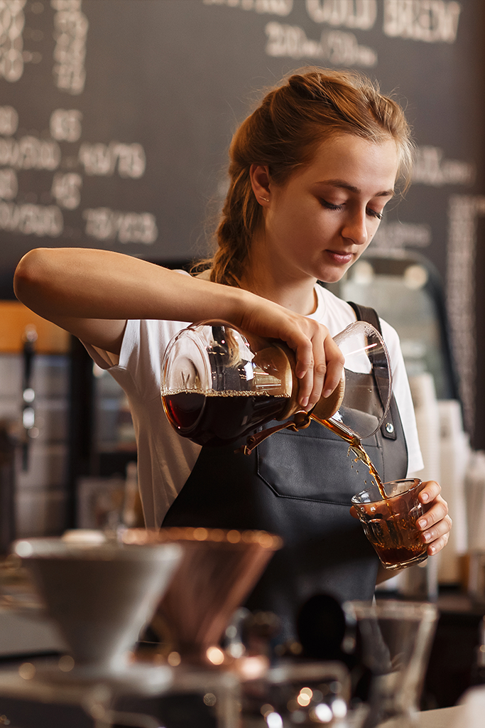 Close up of Coffee Machine